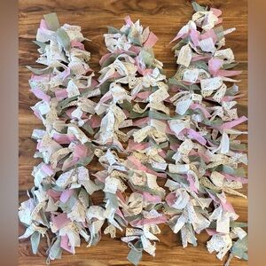 Pastel Pink & Green Holiday Garland — Home Holiday Garland